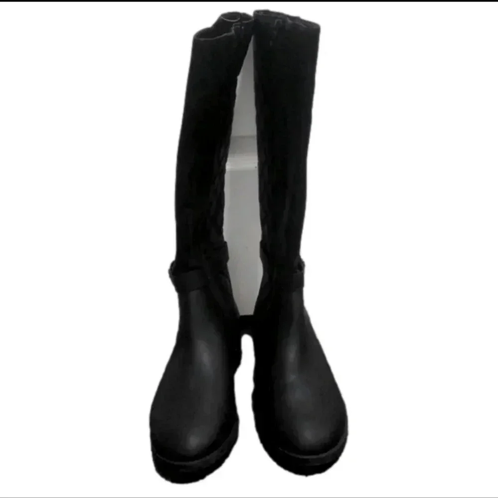 Time and Tru Women's Quilted Riding Boot